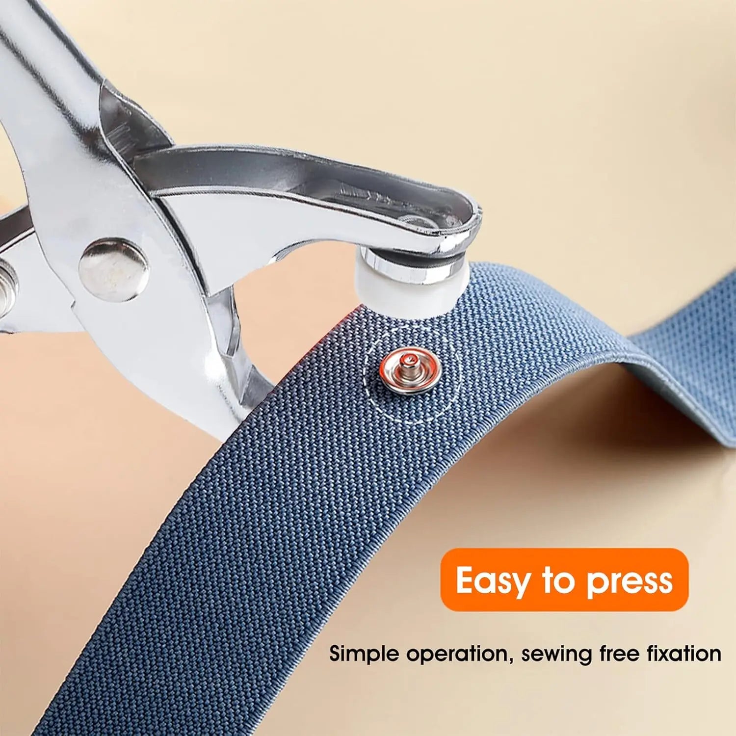 100 pc Colorful Metal Snap Button Fastener Kit