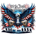 God Bless America Fabric Panel