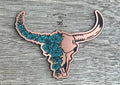Floral Bull Skull Contour - 5 colors - Partner Collection