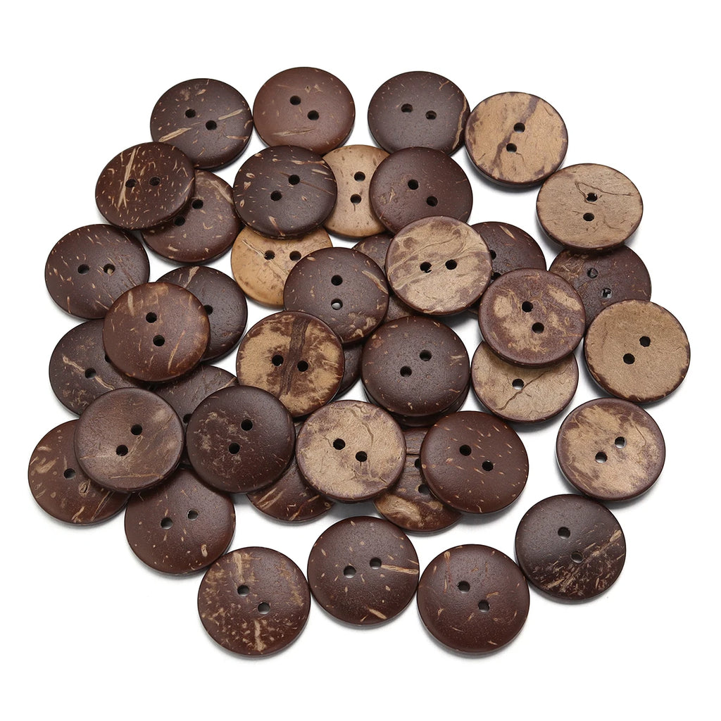 Natural Color Coconut Buttons