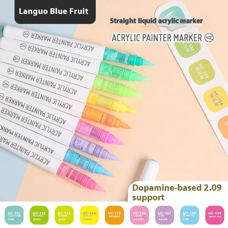 Brush Tip Acrylic Marker Set