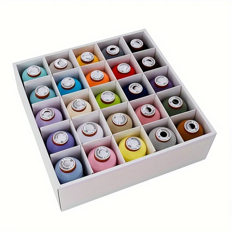 Sewing Thread Kit, 25 Colors 1100 Yards Per Spool