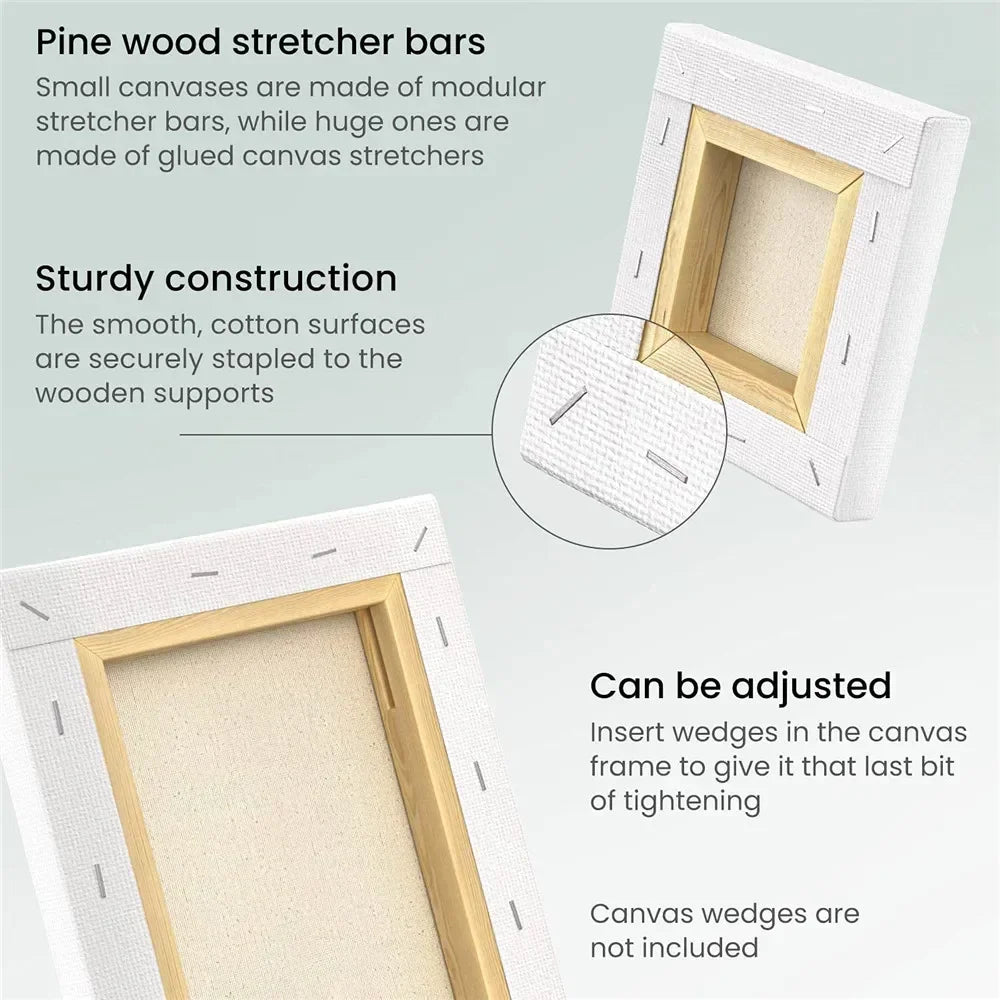 Stretched Canvas Board 4 pc
