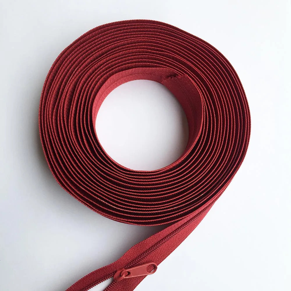 5# Long Nylon Zippers