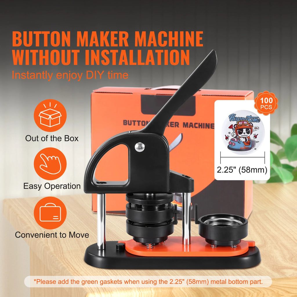 SucceBuy Button Maker Machine with Parts