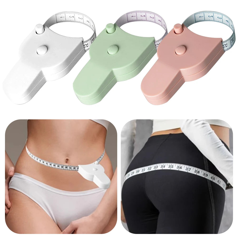 Push Button Retractable Measuring Tape