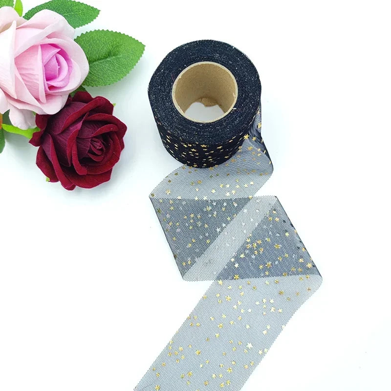Colorful Star Tulle Ribbon