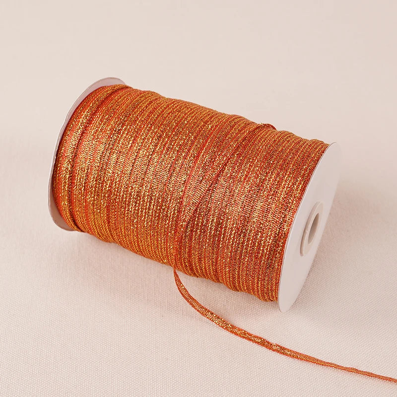 Colorful Glitter Silk Ribbon