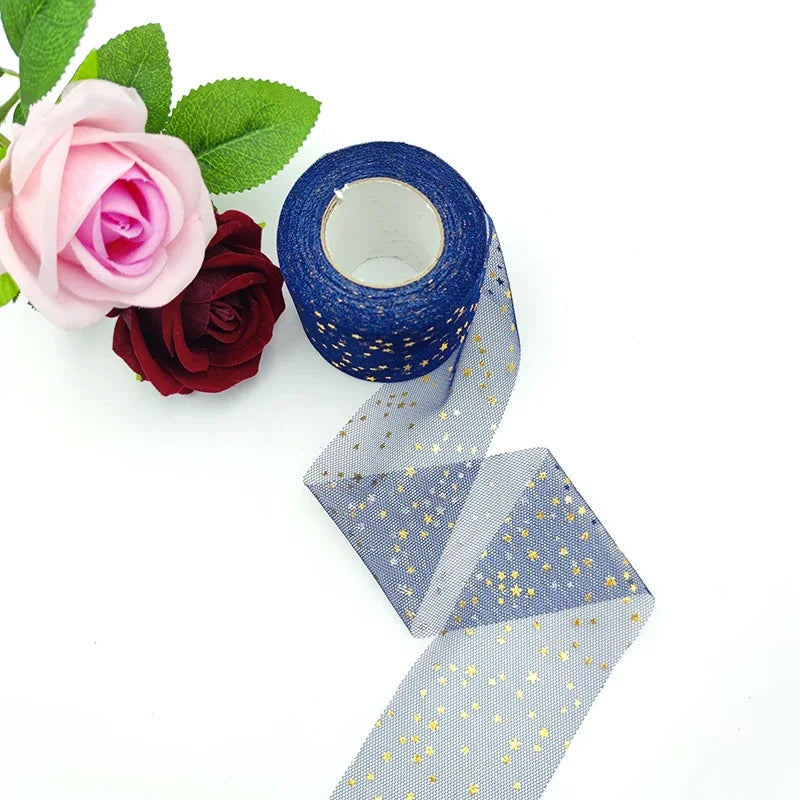 Colorful Star Tulle Ribbon
