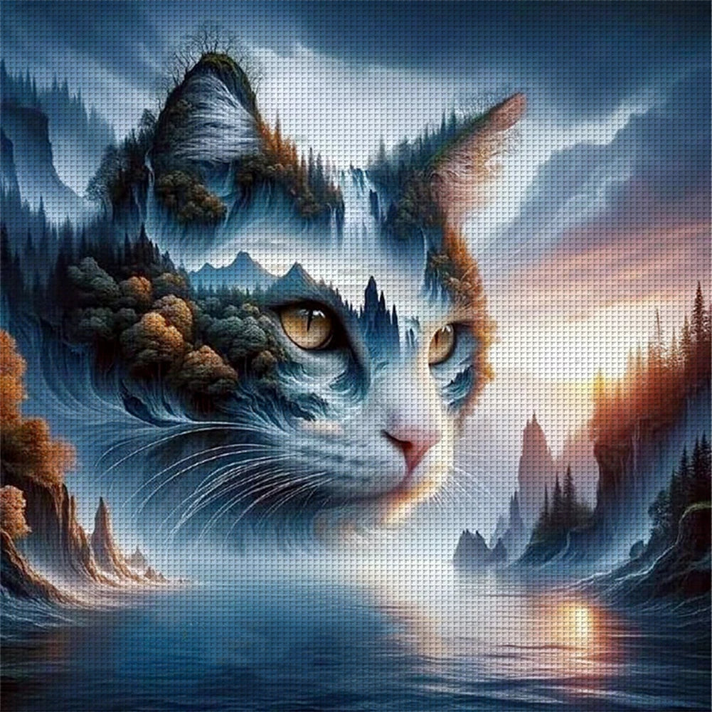Printed Animal Cross Stitch Kit