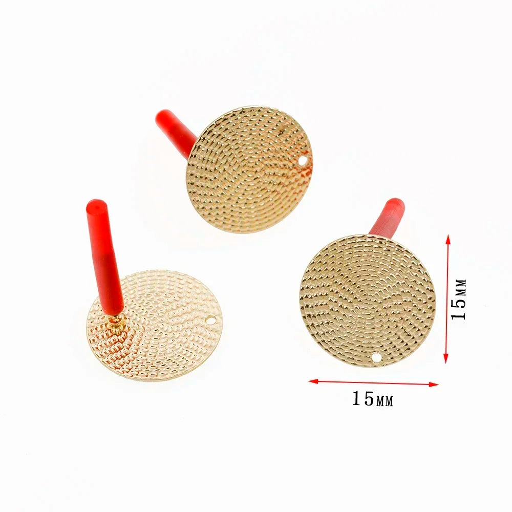10pcs/set Stainless Steel Earring Connectors/Backings