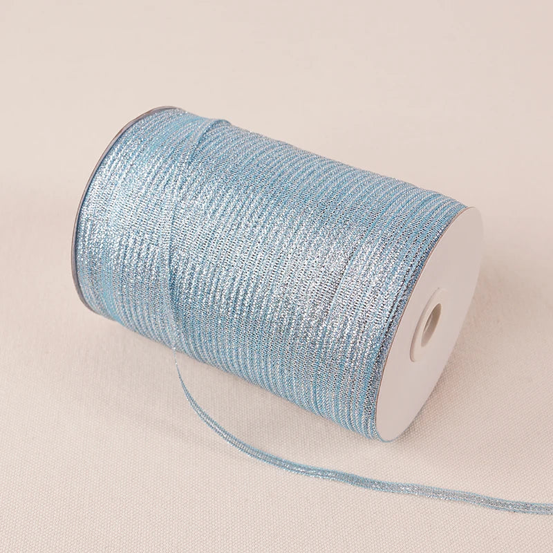 Colorful Glitter Silk Ribbon