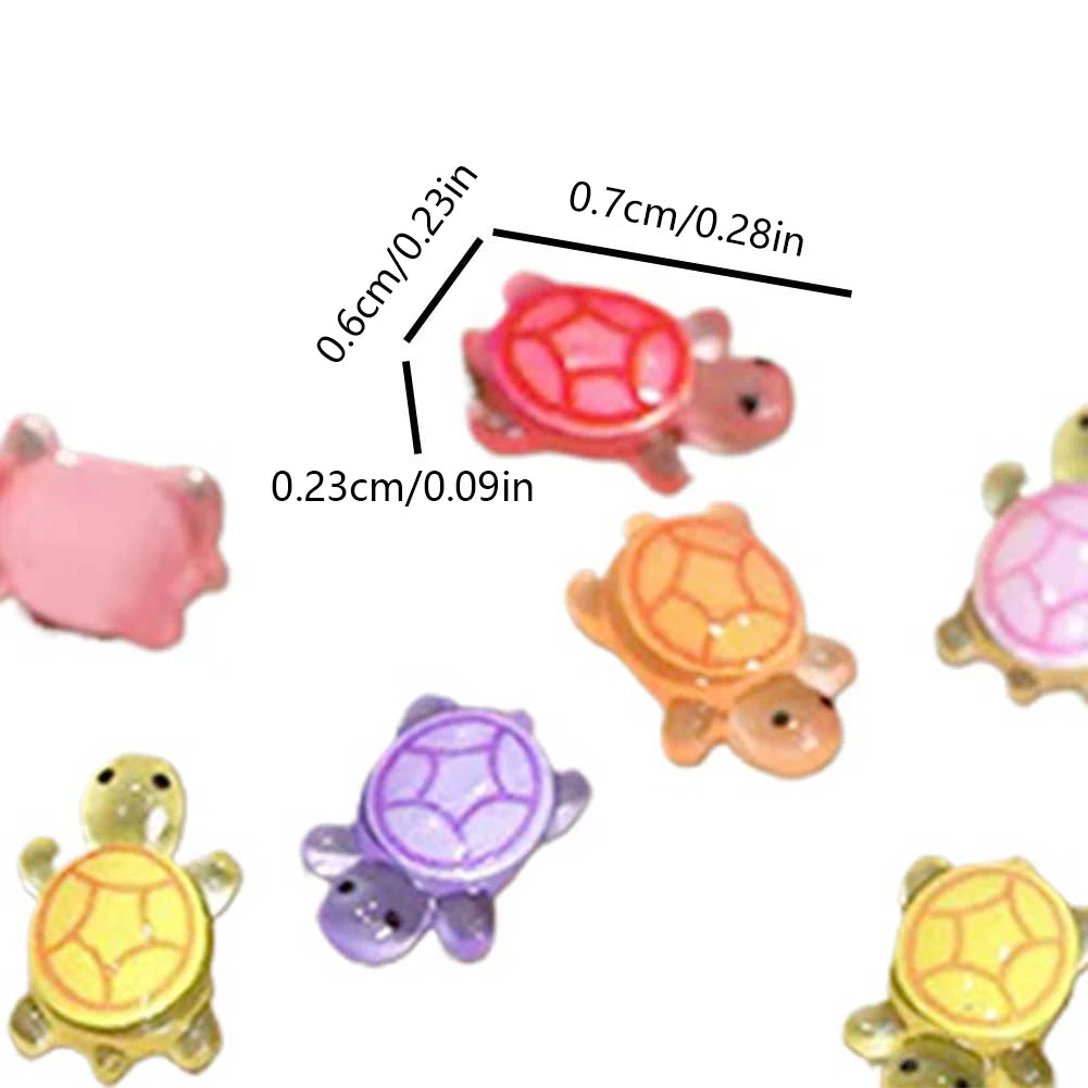 Mini Resin Night Glow Turtle Figurines