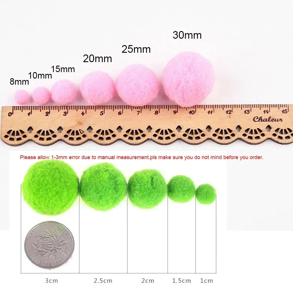 Mini Fluffy Pompom balls