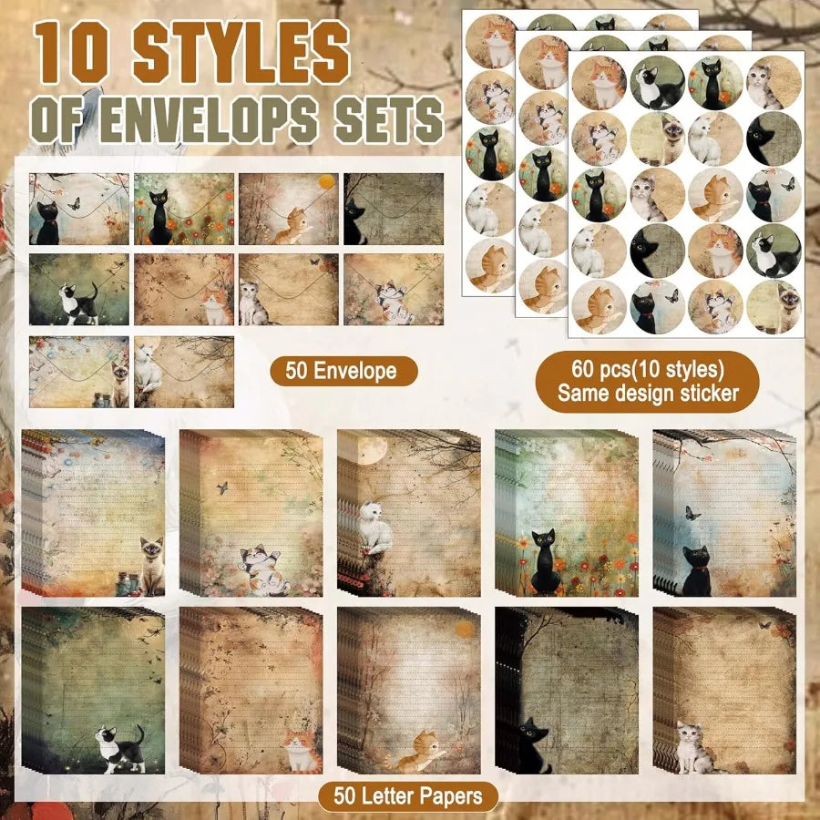 160 Pcs Stationery Paper Set