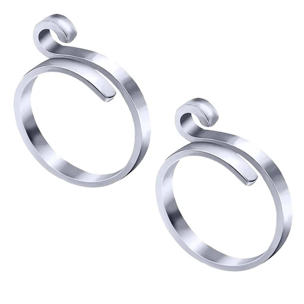 2pcs Adjustable Knitting Crochet Loop Ring