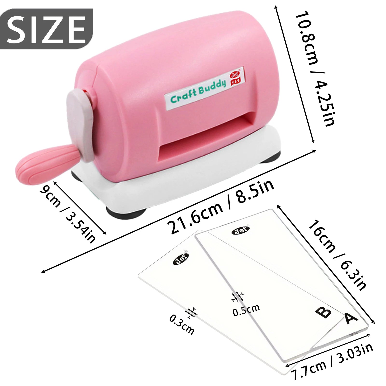 Craft Buddy Manual Die Cutting & Embossing Machine