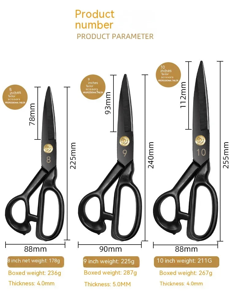 Professional Tailor Scissors for Cutting Heavy Duty