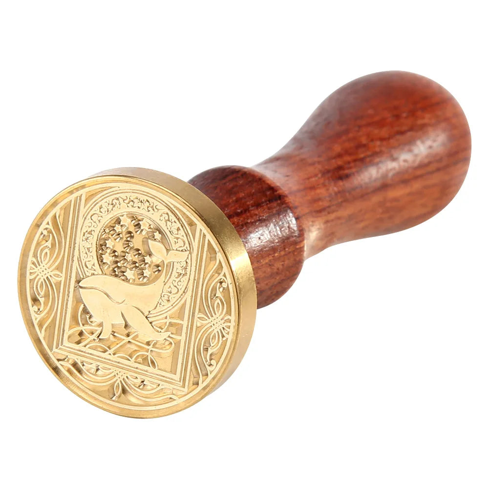 Retro Animal Wax Seal Stamp with handle