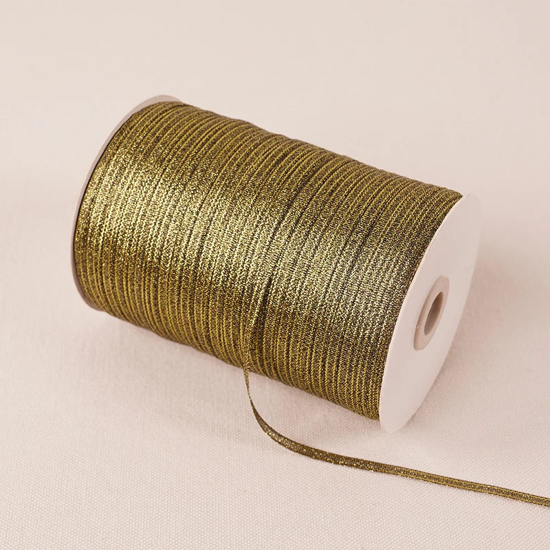 Colorful Glitter Silk Ribbon