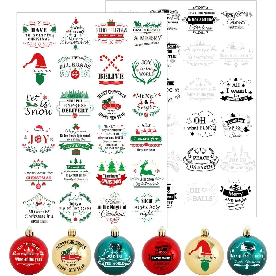 Christmas Stickers Labels