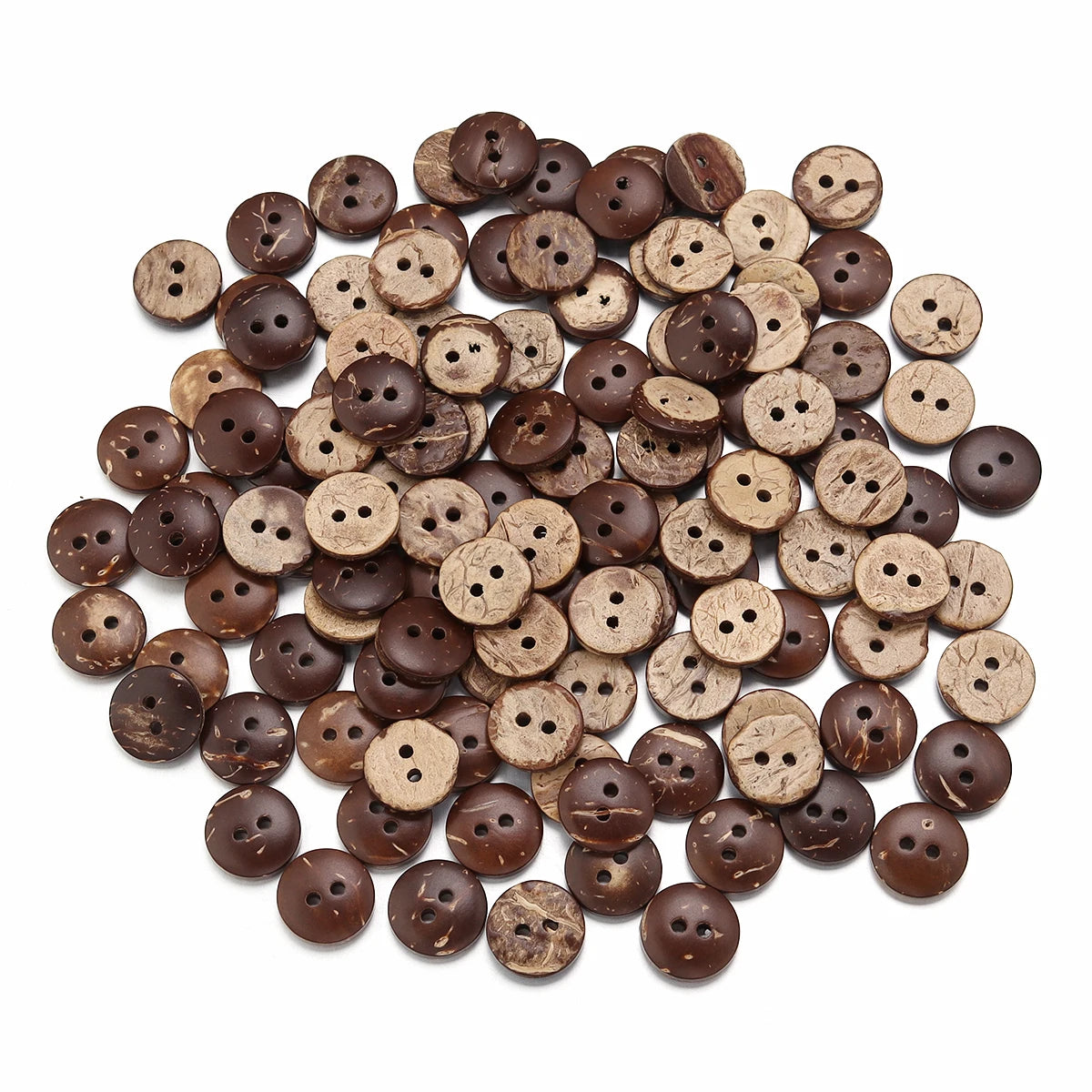 Natural Color Coconut Buttons
