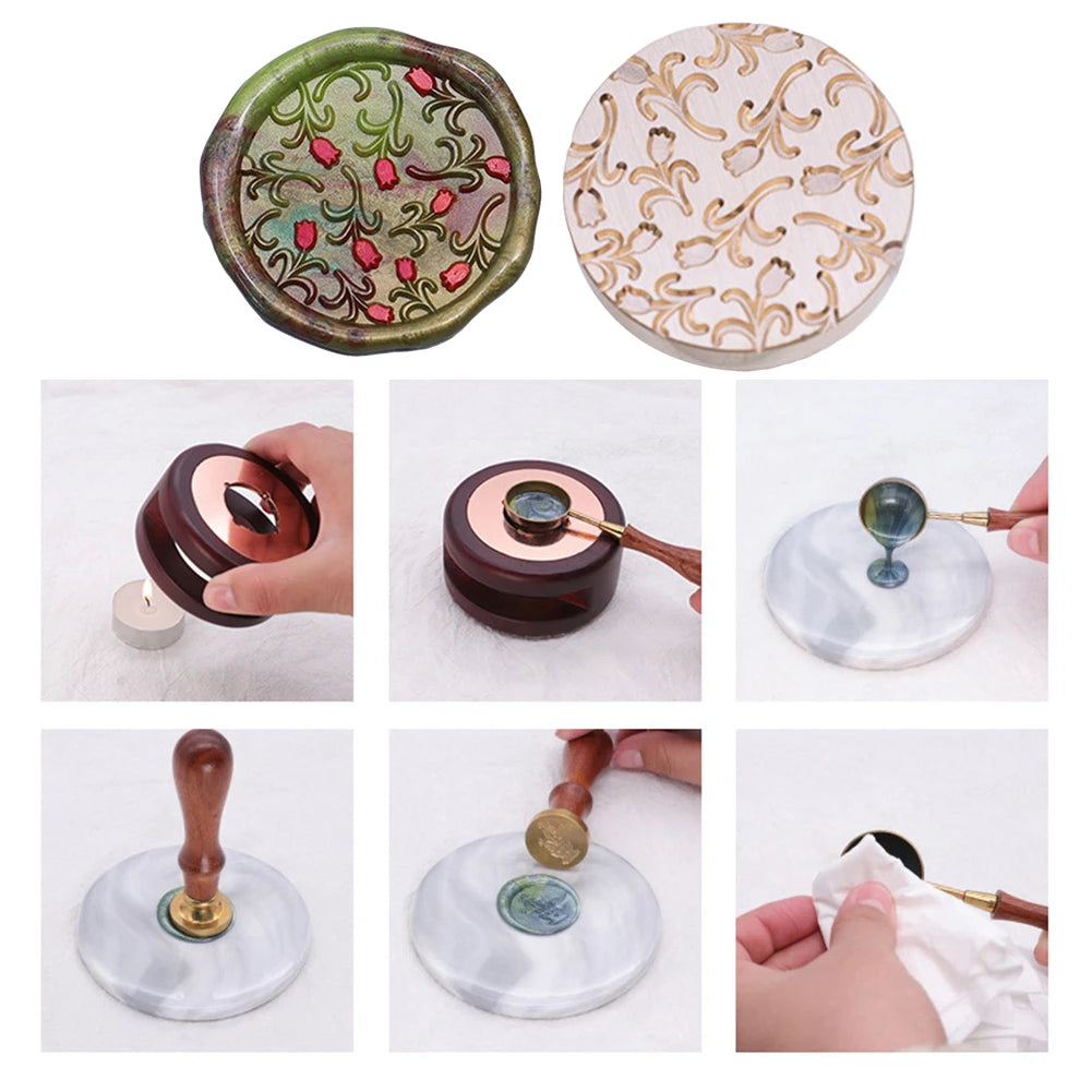 Flower Wax Stamp Heads