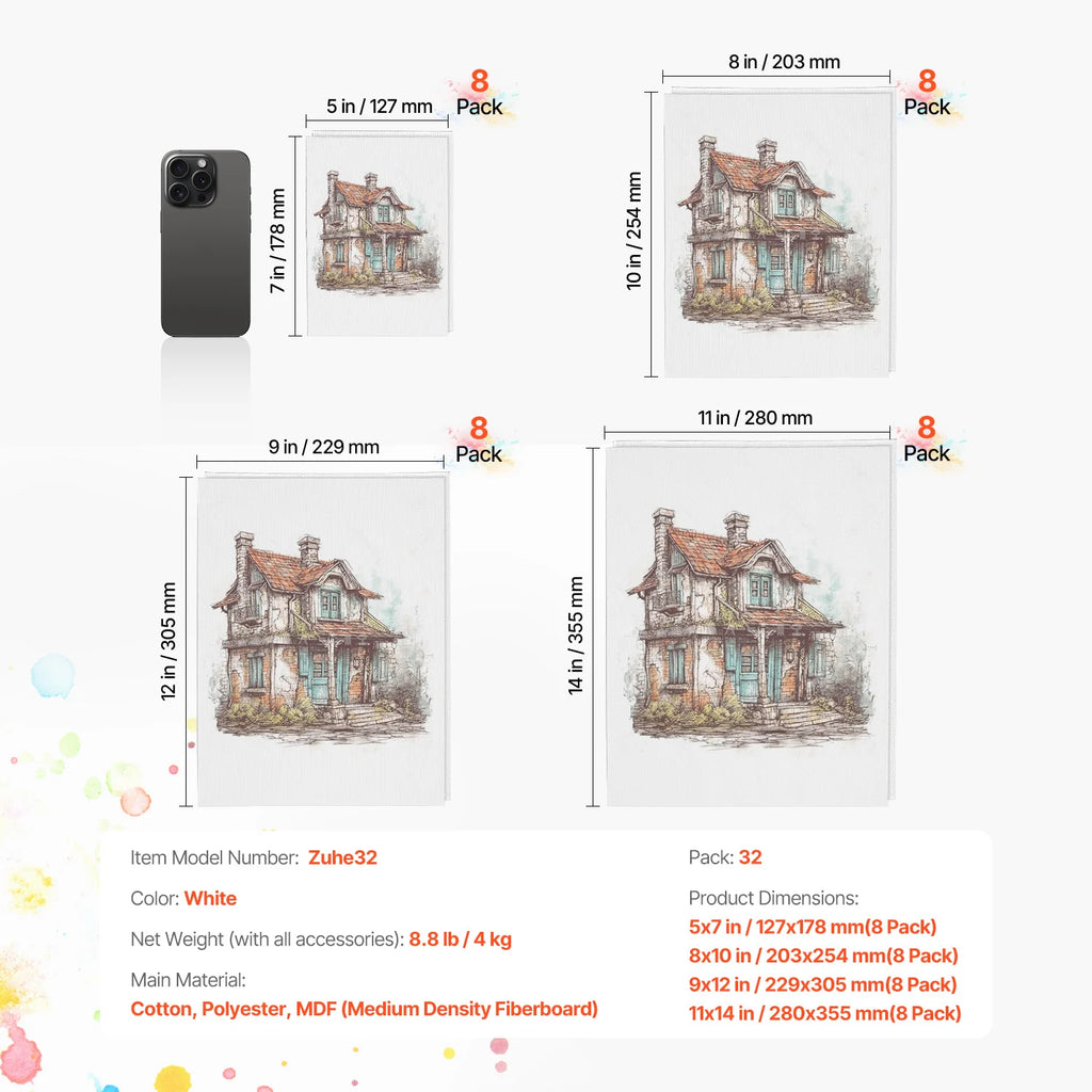 Paint Canvas Boards