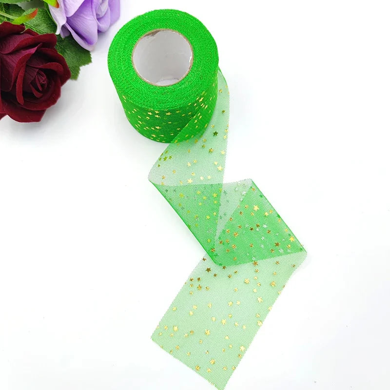 Colorful Star Tulle Ribbon