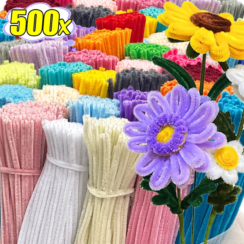 Colorful Chenille Stem Pipe Cleaners