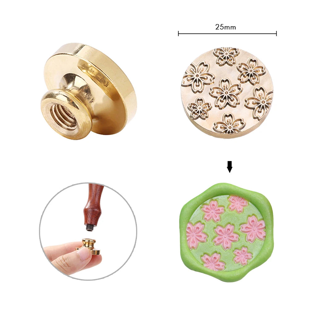 Flower Wax Stamp Heads