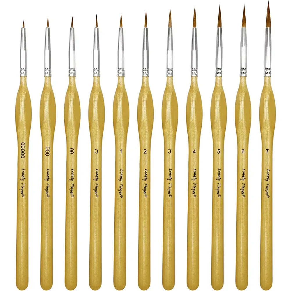 Fine Detail Paint Brush Set