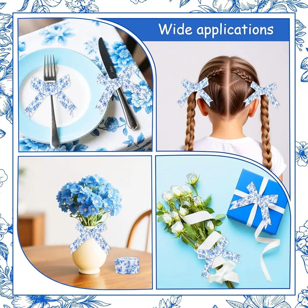 4 Rolls Chinoiserie Craft Ribbons