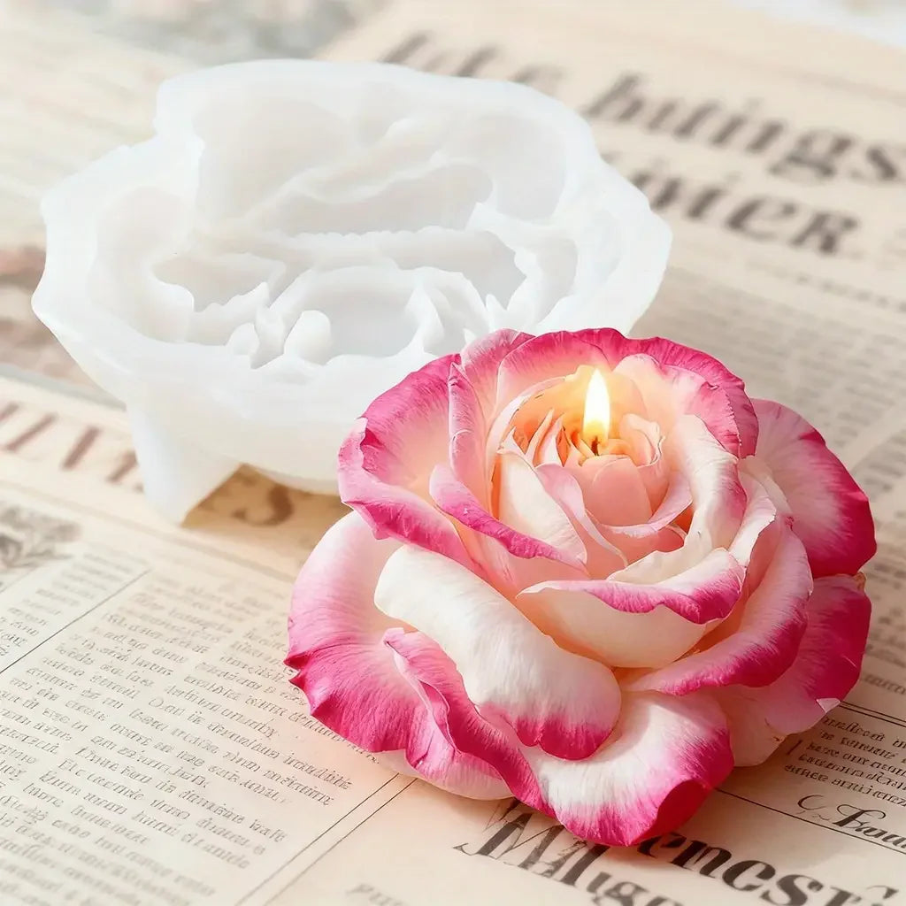 3D Exquisite Peony Flower Resin Silicone Mold