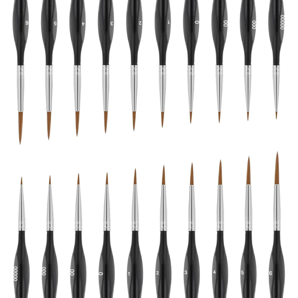 Fine Detail Paint Brush Set