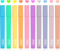 10Pcs Chisel Tip Pastel Highlighters
