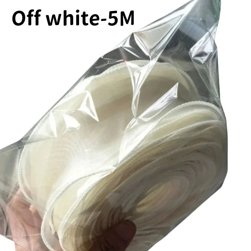 5M Organza Ribbon Wavy Edge
