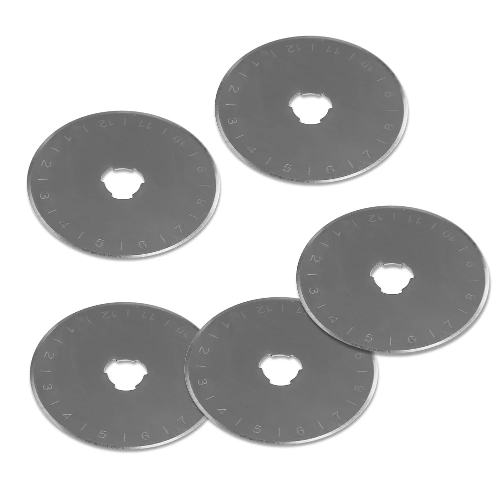5pcs Rotary Cutter 45mm Replacement Blades