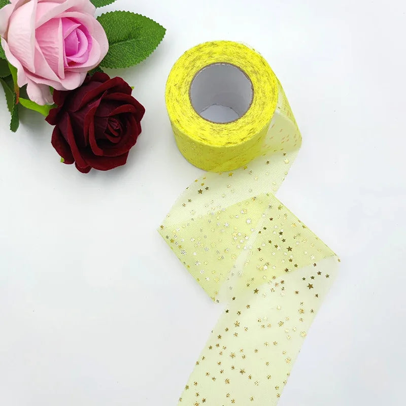 Colorful Star Tulle Ribbon