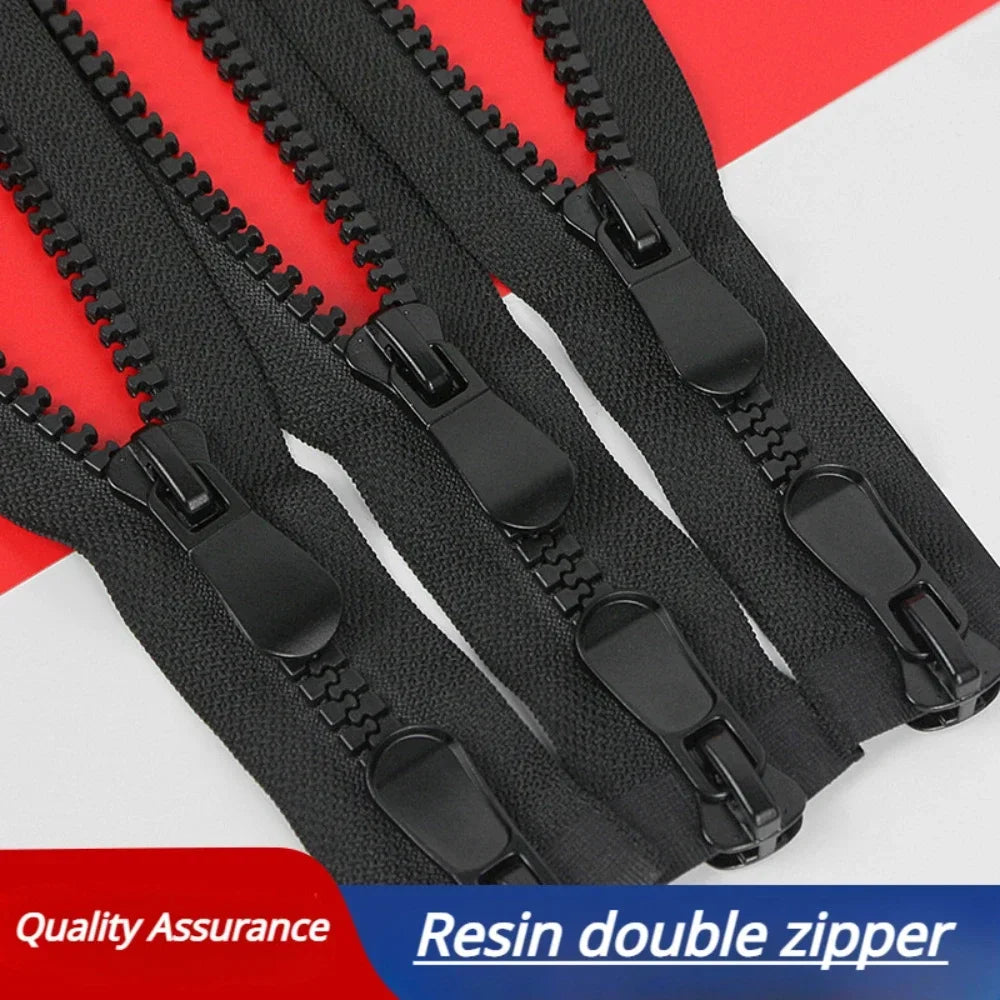 2pcs 60cm-80cm Double Tail Zipper