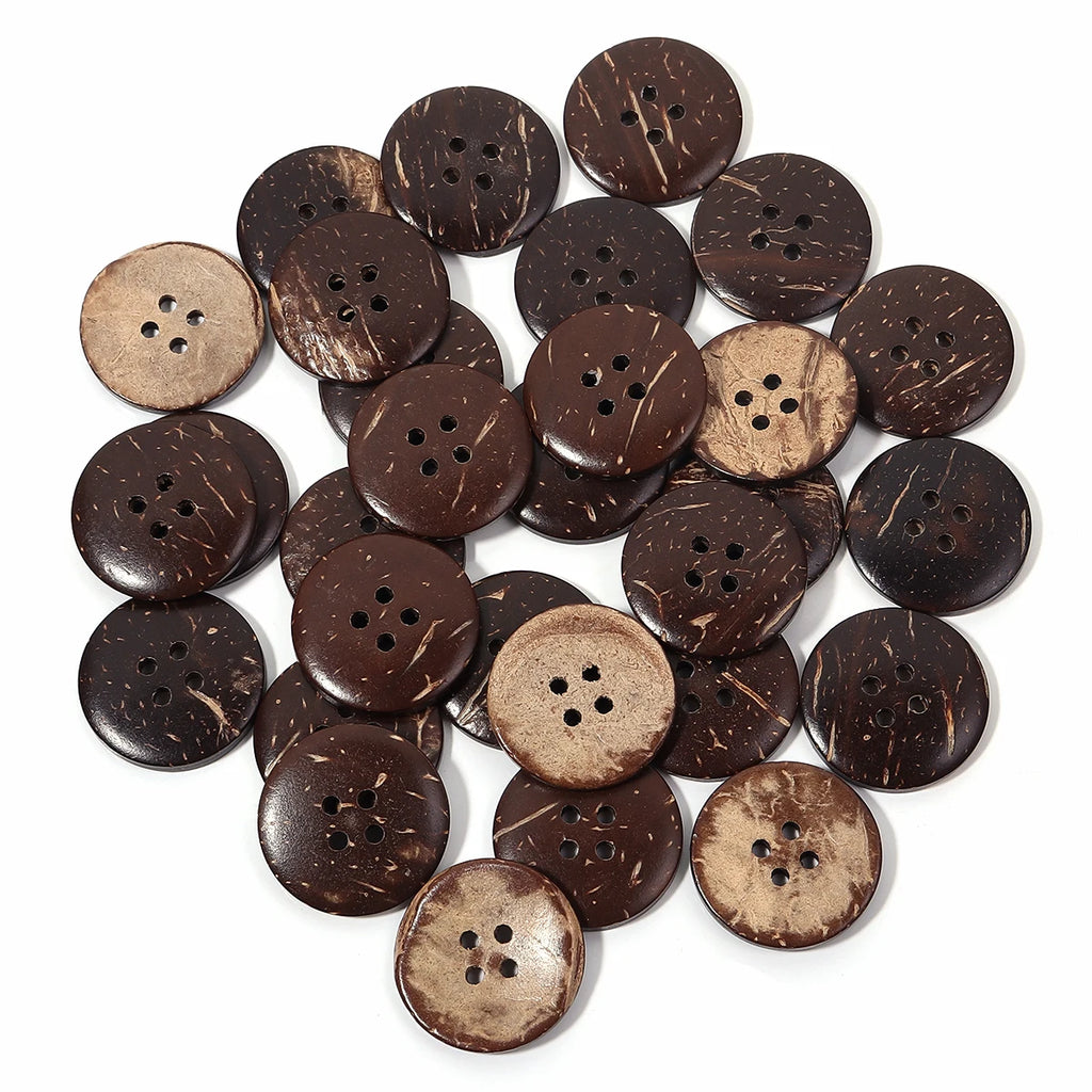 Natural Color Coconut Buttons