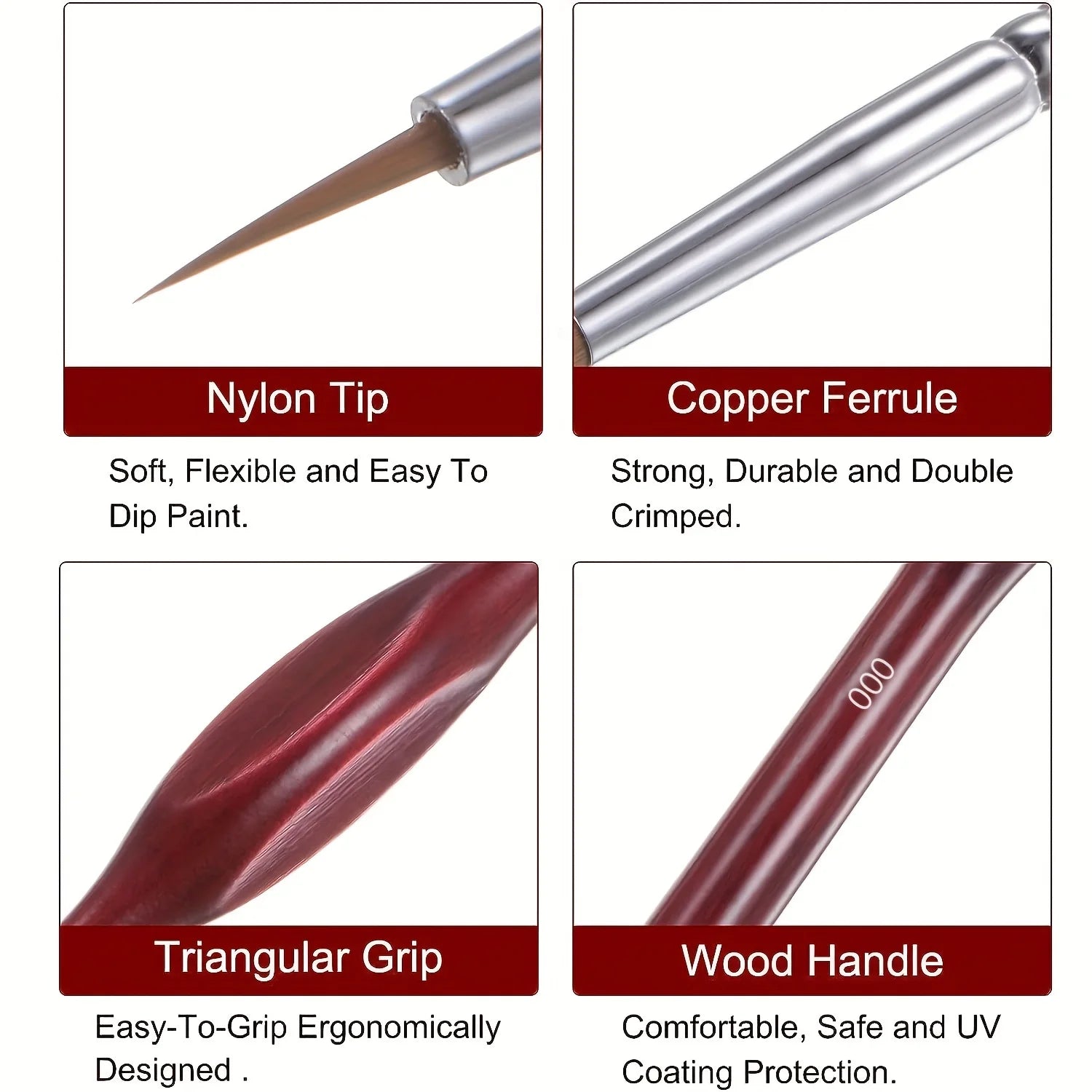 Fine Detail Paint Brush Set