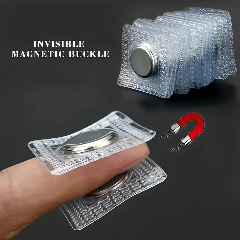 10-Pack Invisible Magnetic Snap Fasteners