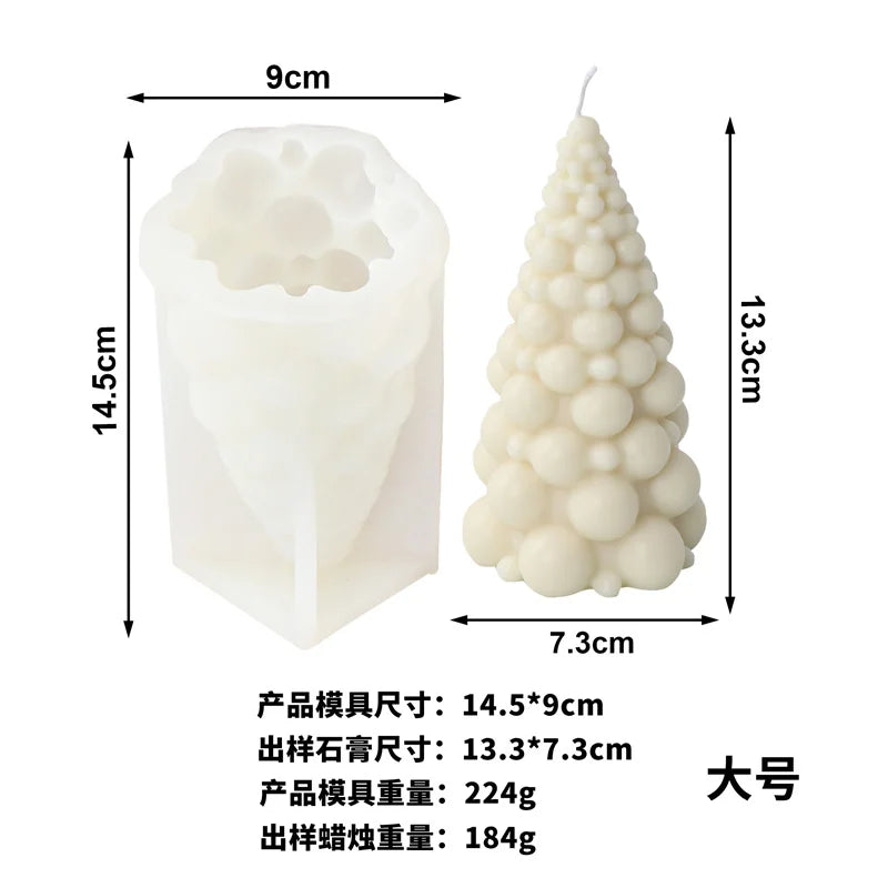 7 Styles 3D Christmas Tree Mold