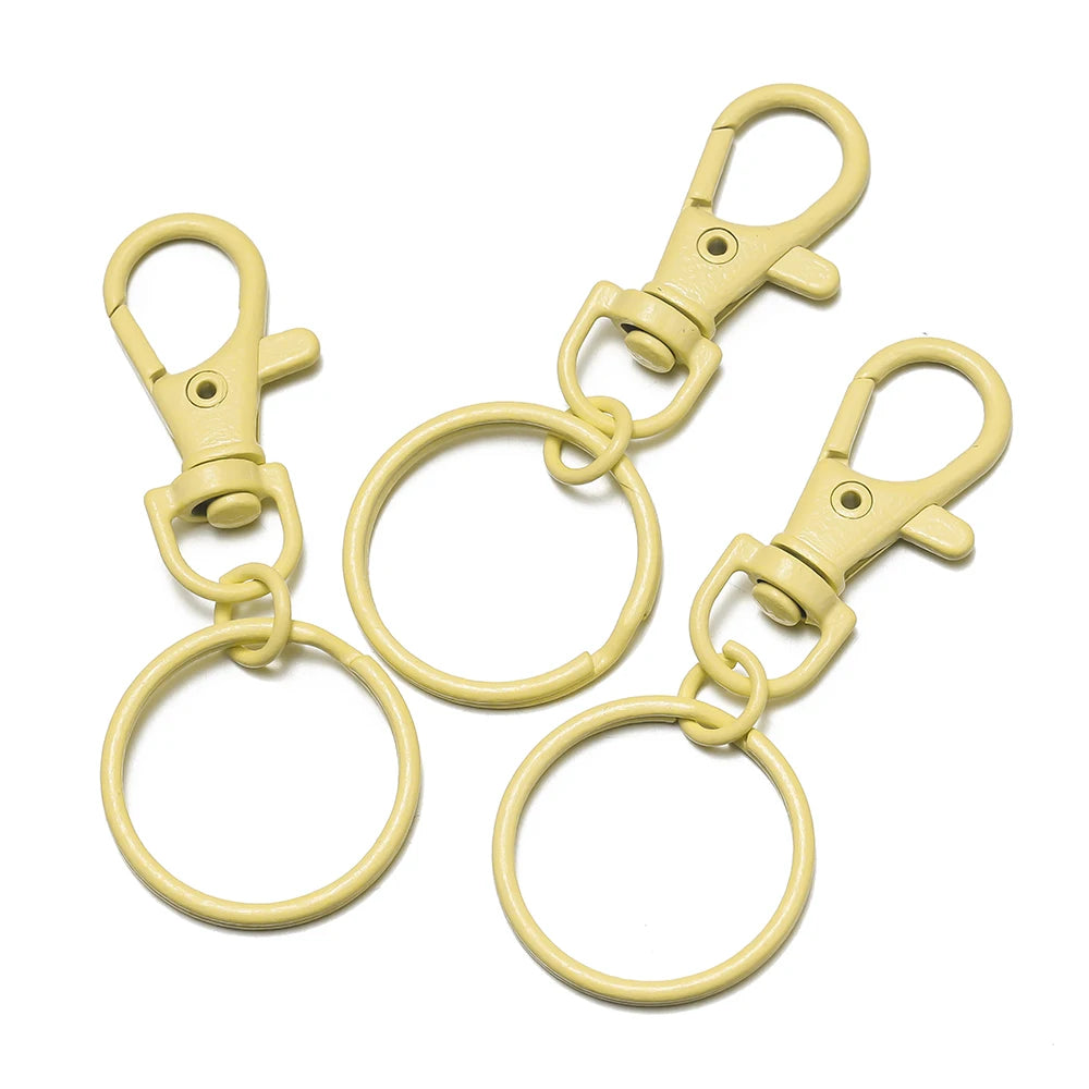 Multicolor Keyring with Lobster Clasp