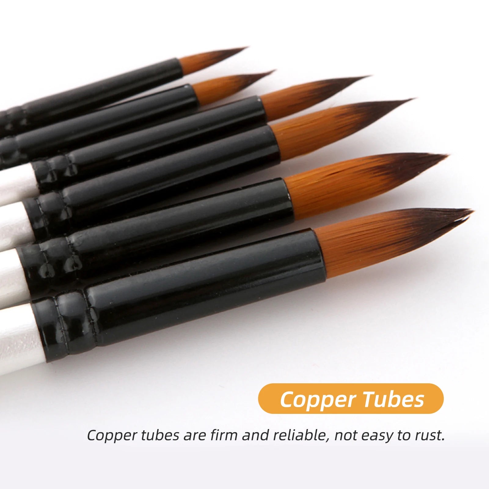 24pcs Round Paint Brush Set