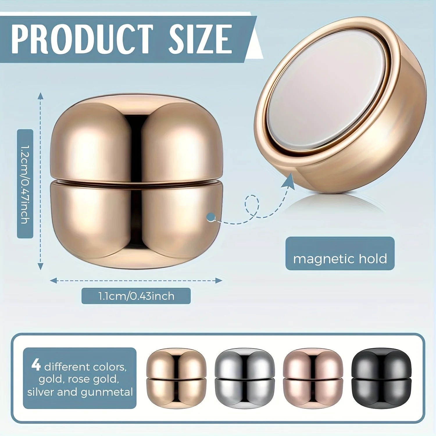 4-piece Set of Magnetic Clips