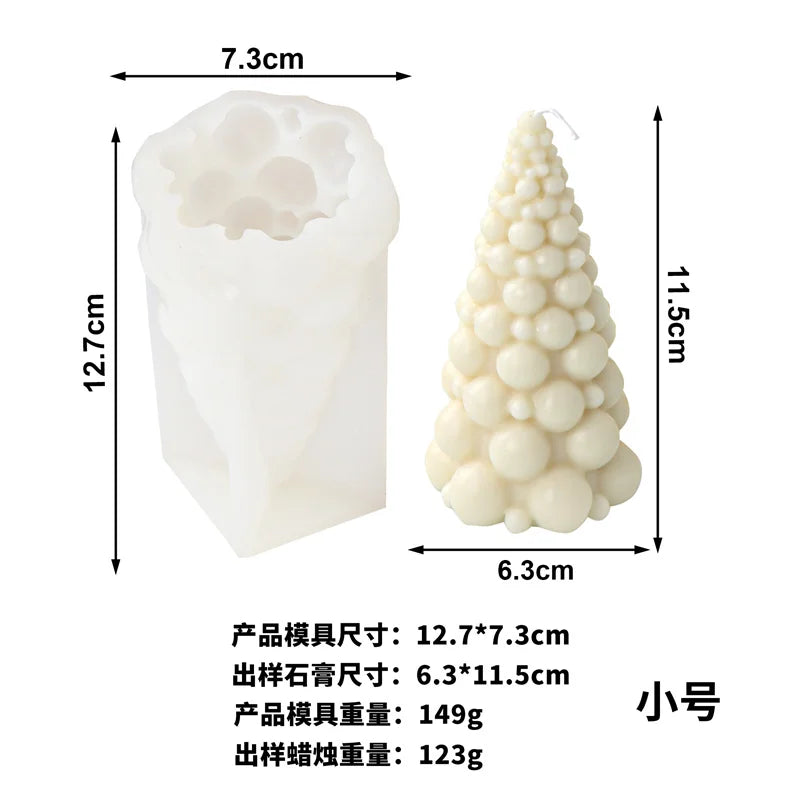7 Styles 3D Christmas Tree Mold
