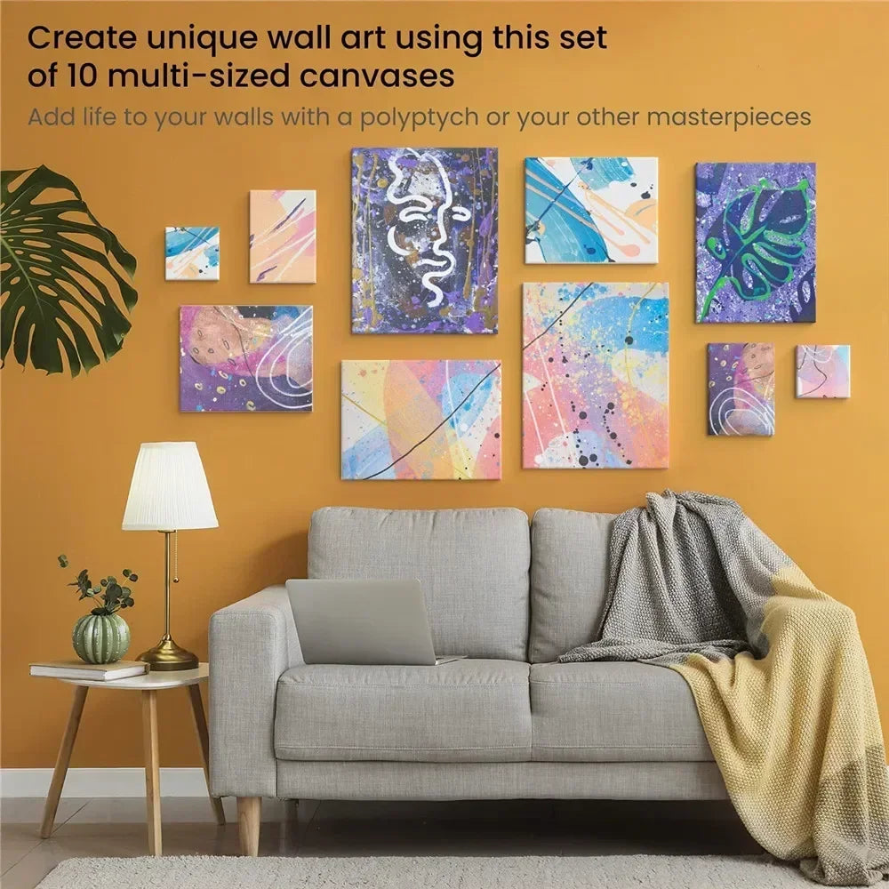 Stretched Canvas Board 4 pc