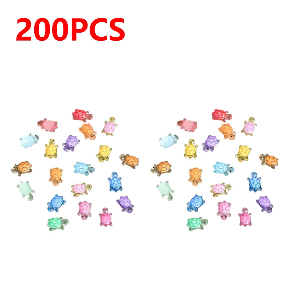 Mini Resin Night Glow Turtle Figurines